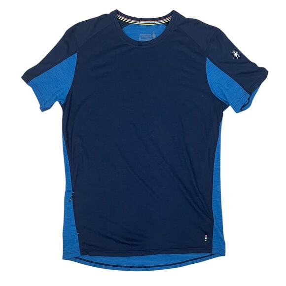 Smartwool Other - Smartwool Merino Sport 150 Short Sleeve Top Color Block Blue Men's Size Medium